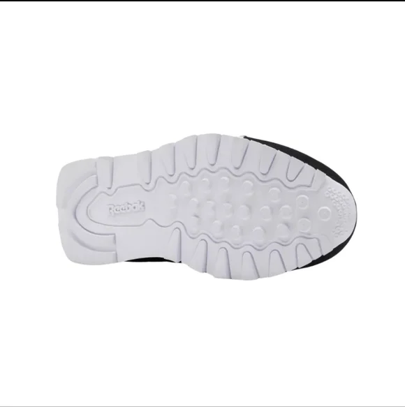 Reebok Kids Classic Nylon Sneakers - Black/Black White FV4441 - Picture 2 of 9